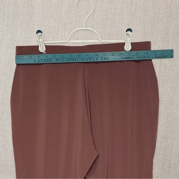 Lisa Rinna Collection Petite Rose Colored Banded Bottom‎ Knit Crop Pants Size MP - Picture 4 of 5